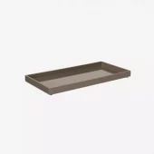 Lacquer Tray Mocha 32x16cm la3216