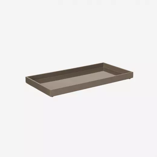 Lacquer Tray Mocha 32x16cm la3216