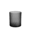 Lys Safirfargeglass Victoria Grey 13x16cm 149002