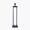 Matt Black Metal Four Post Table Lamp 30-697-bo