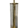 Lamp "cylindrical" Glass and Gold 19x66h 490-022