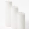 Cylinder Candle White 8,6x10 cm C20701