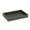 Leather Effect Tray 14x23x3cm ax6605