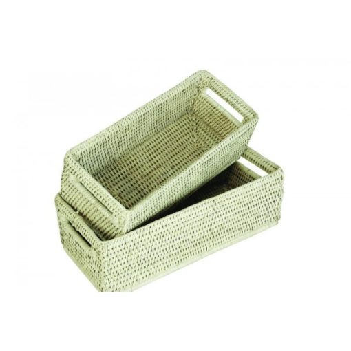 Basket Gil M White 25x11x9cm GB962