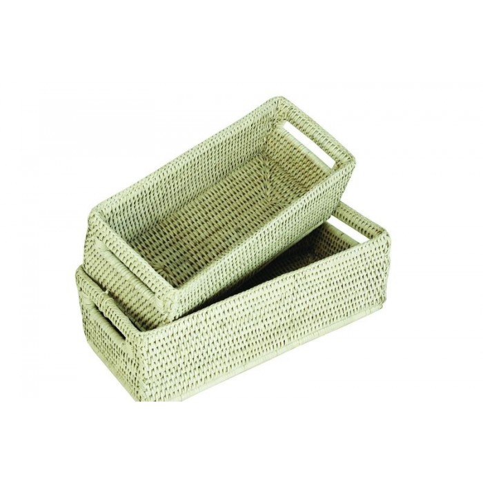 Basket Gil M White 25x11x9cm GB962