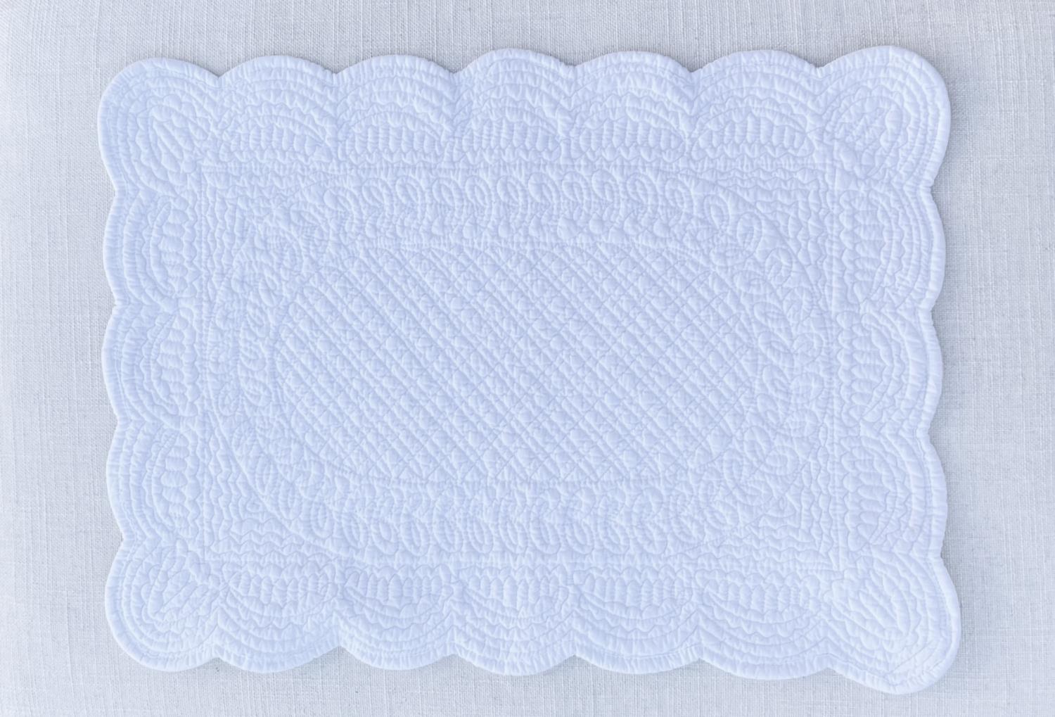 Marinette Saint-Tropez Cesar Bordbrikker White