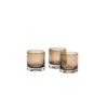Votive Organic Rim Mocha 10x10cm DCG110M