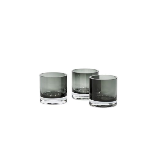 Votive Polished Border Smoke 10x10cm, DCG110S