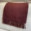 Baby Alpaca Throw Plum 0640