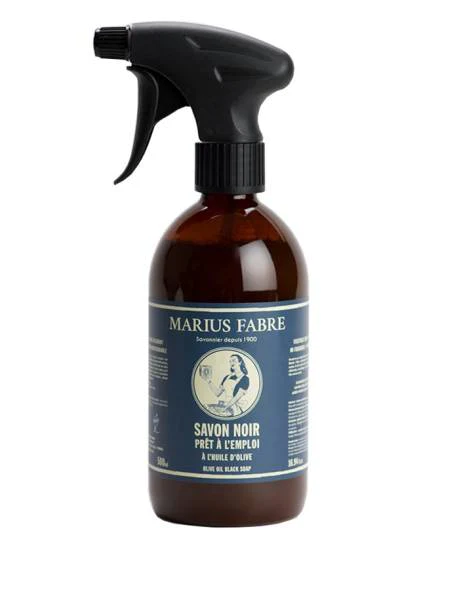 Marius Fabre Spray Oppvask/ Rengjøringssåpe Noir Oliven 750ml
