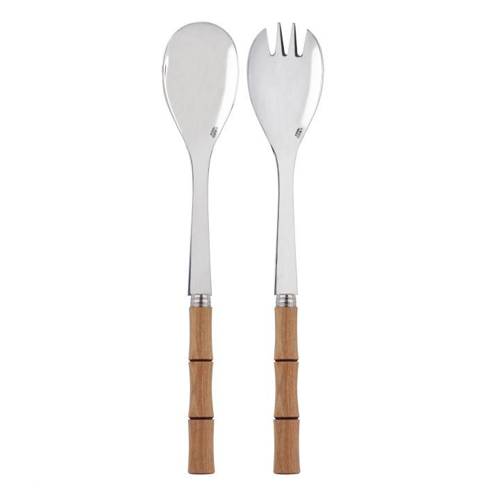 Sabre Paris Panda Bamboo Salatbestikk Natur
