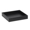 Black Leather Effect Tray 18x18am ax12207