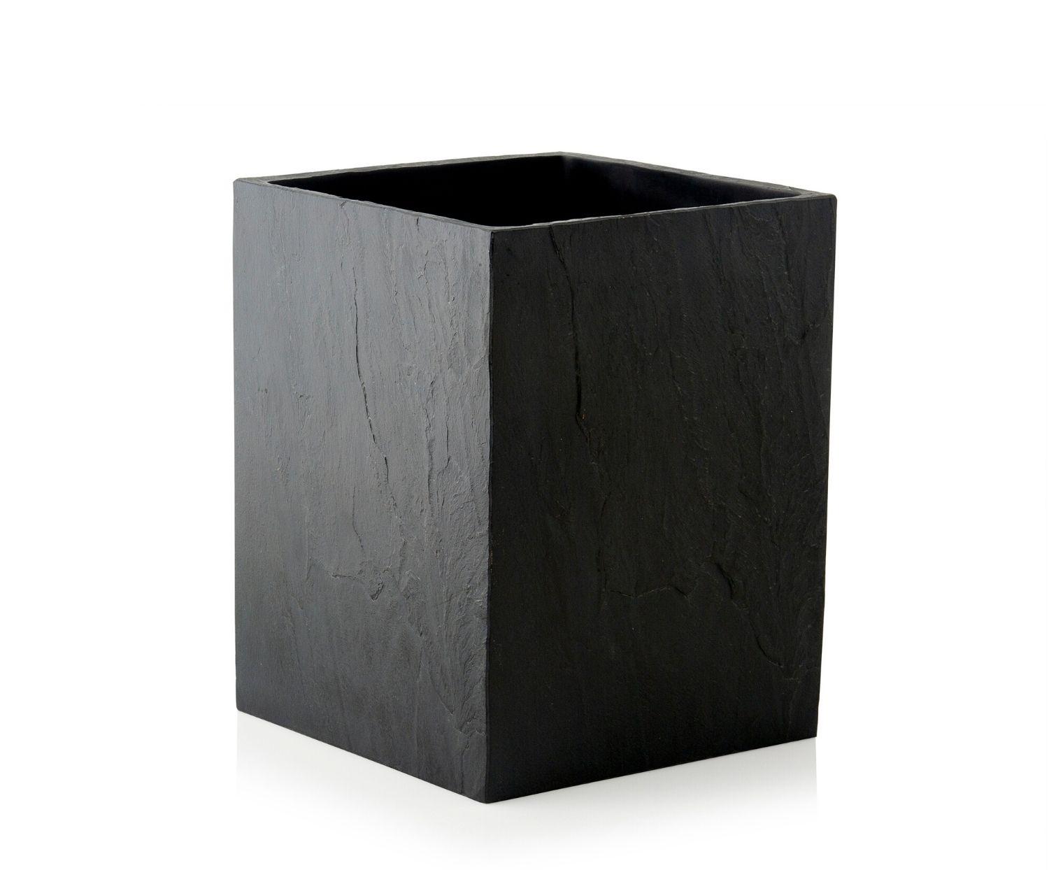 Slate Effect Poly Trash Can ba70118