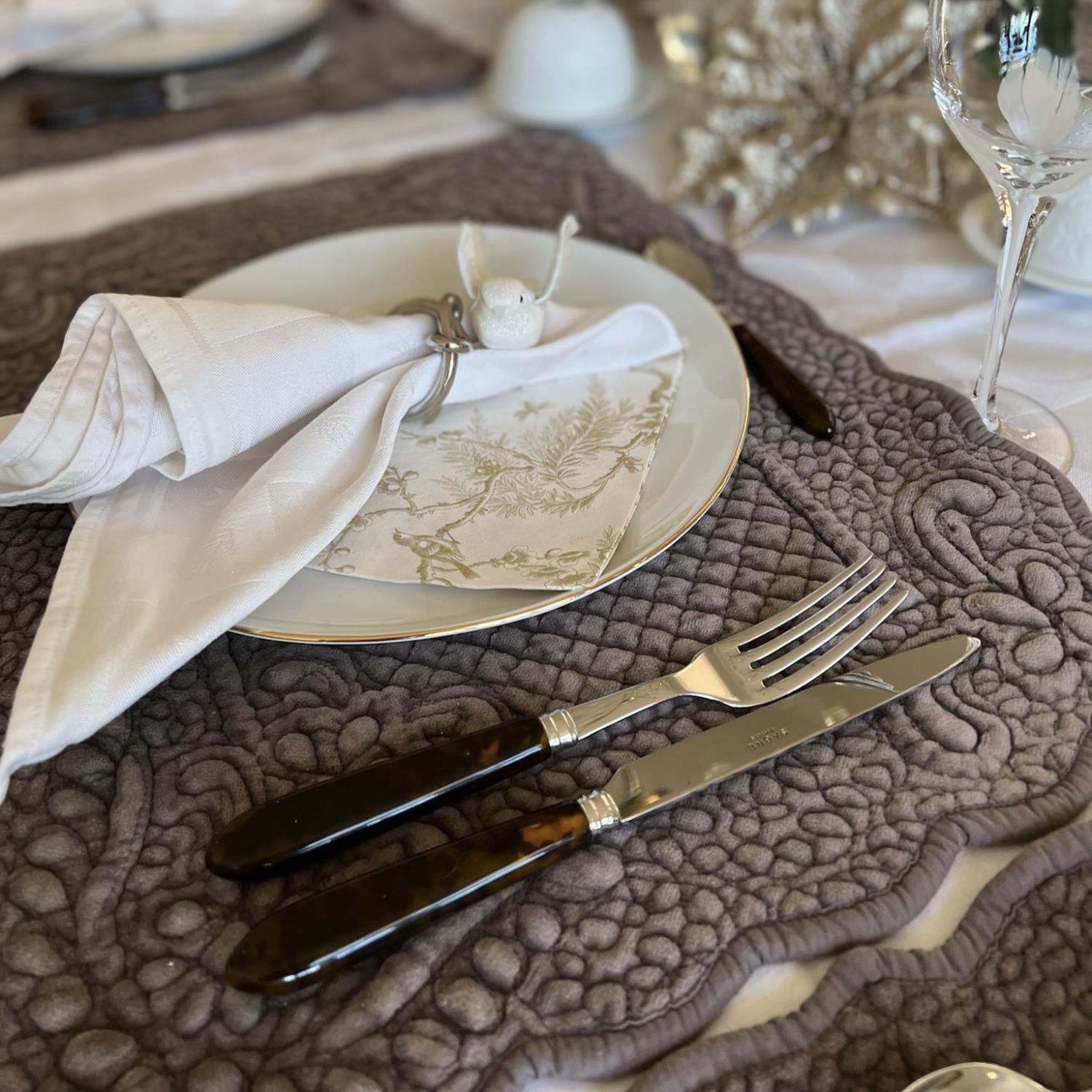 Marinette Saint-Tropez Palazzo Bordbrikke Brun