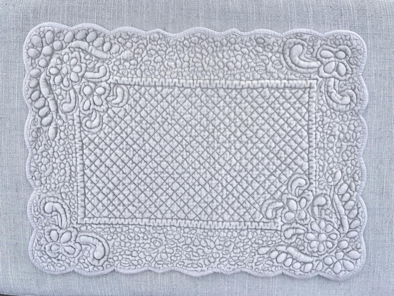 Marinette Saint-Tropez Palazzo Bordbrikke Ficelle/ Beige 37x51cm