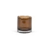 Hurricane Vase Organic Rim Mocha 12x12cm DCG144M