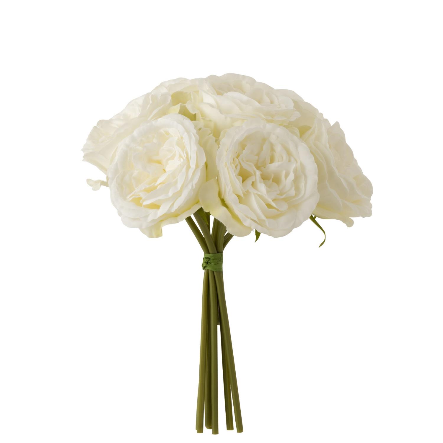 Bouquet Roses White 20x25cm  12412