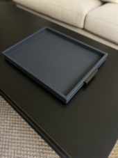 Giobagnara Deco Tray Ocean Bronze Handles Medium 48x35cm