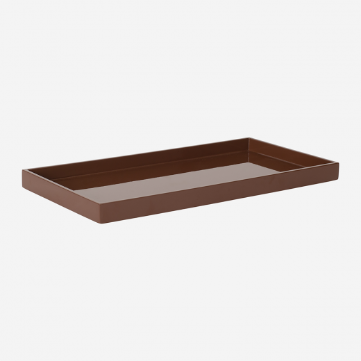 Lacquer Tray Cinnamon 32x16 LA3414