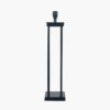 Matt Black Metal Four Post Table Lamp 30-697-bo
