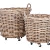 Basket L w handle rnd 55045