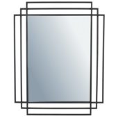 Mirror Metal Black 97x3x77cm Xet-4529