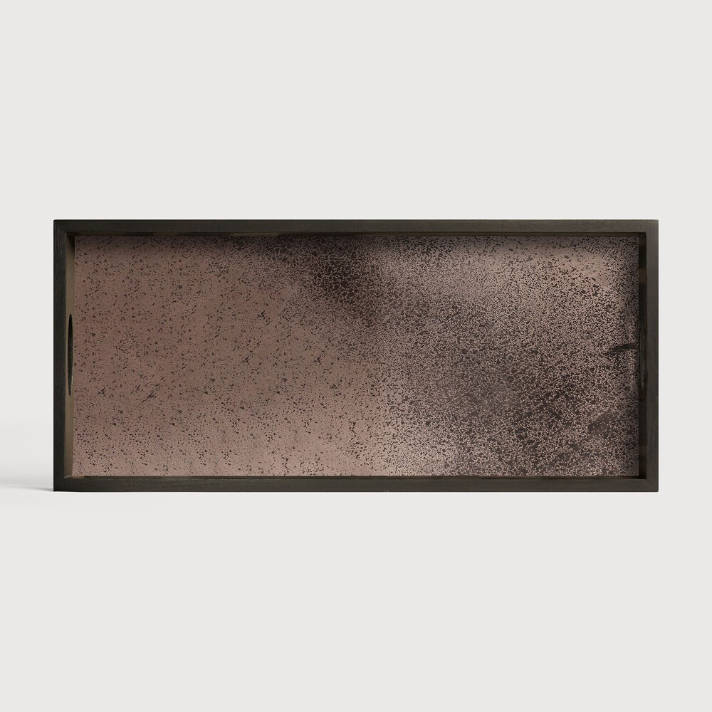 Bronze Mirror Tray Rectangular M 69x31xh5cm 0120356