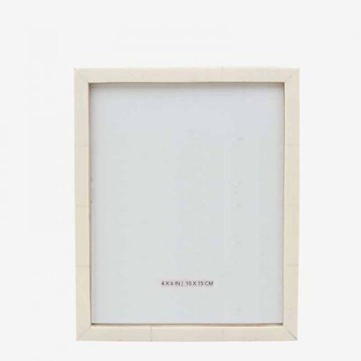 White Resin Frame 10x15cm 0372473