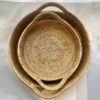 Round Tray M Natural D35xH8cm GN116