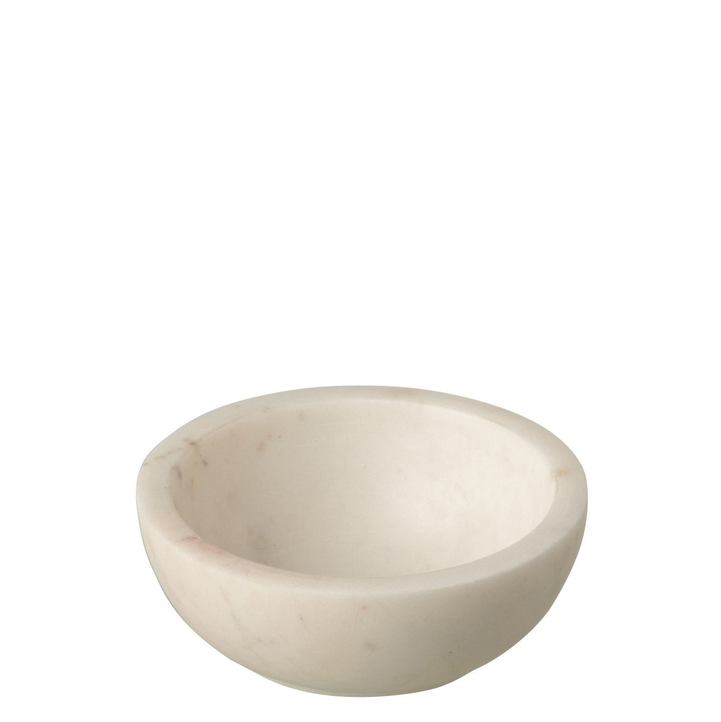 Bowl Round Marble White 12924