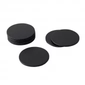 Round Coaster Black Snakeskin 4009cr