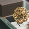 Decoball Ixora Brass ø8,5cm 090386