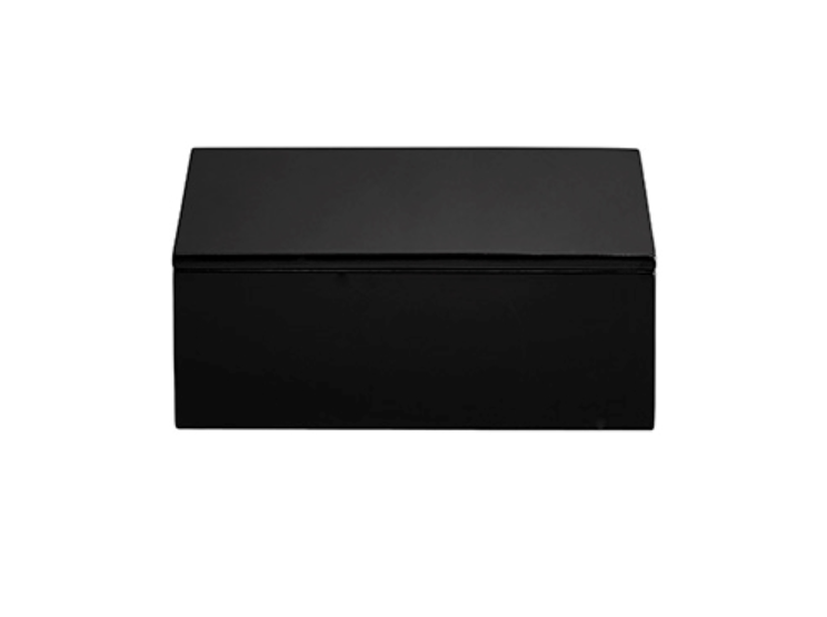 Lux Lacquer Box Black 19x19x7cm 070700
