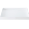 Lux Lacquer Tray White 30x30x3,5cm 070122