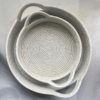 Round Tray L White 45X10cm GB116