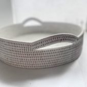 Round Tray M White 35X8cm GB116