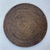 Round Bordbrikke/Placemat Brown L G485L