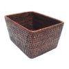 Basket Rectagular Brown 20x16x11cm G1063