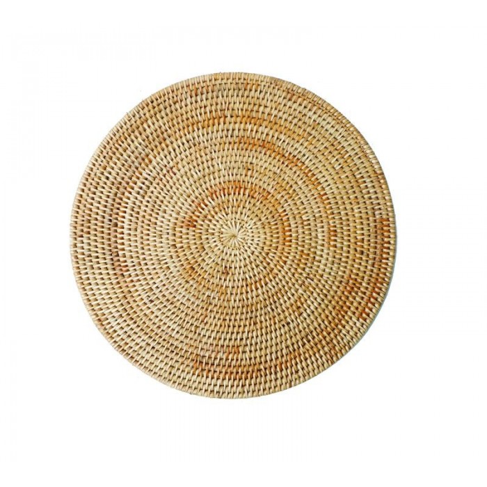 Round Bordbrikke/Placemat Natur Gn485l