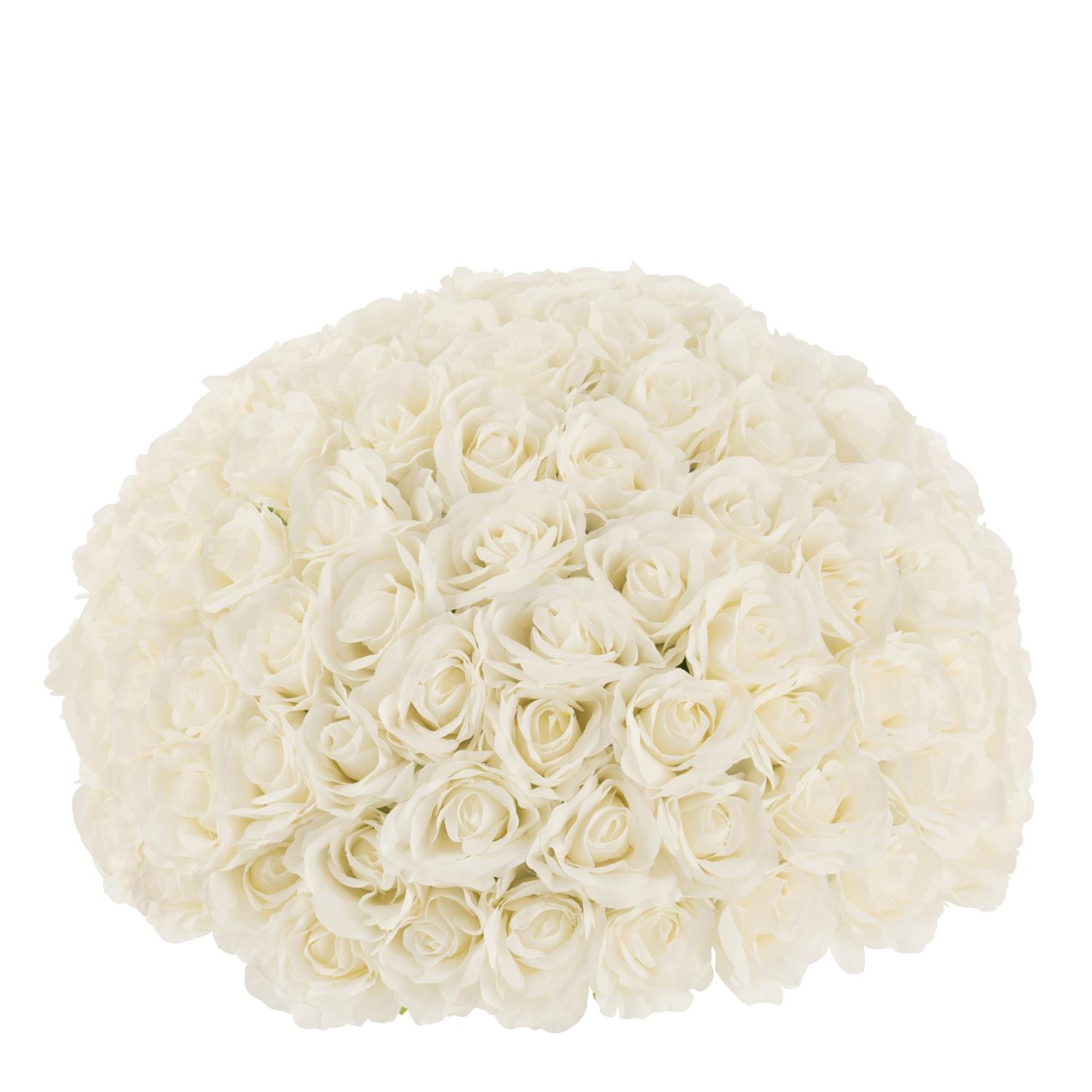 Flower Bulb Roses White Large 56x56x41cm 22242