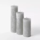 Mini Church Candle Cloudy 10x10cm C16344