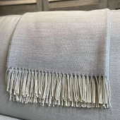 Alpaca Premium Throw Light Turquoise 4404 130x200cm