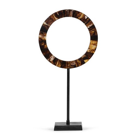 Circle Sculpture On stand 34xh67cm TH1217