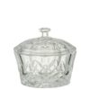 Jar Mali Cut Glass Clear 11x10,5cm 23550