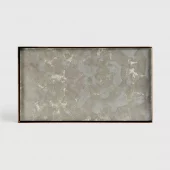 Fossil Organic Glass Valet Tray Rectangular 31x17xh3cm 20384