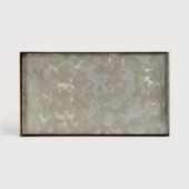 Fossil Organic Glass Valet Tray Rectangular 31x17xh3cm 20384