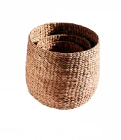 Kurv Rund Natur L 53x48cm 1123000501