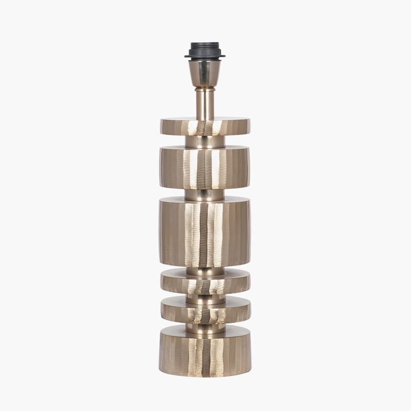 Champagne Gold Metal Stacked Cylinder 30-769-bo