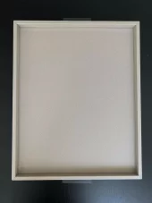 Giobagnara Deco Tray Stone Bronze Handles 57x44 cm