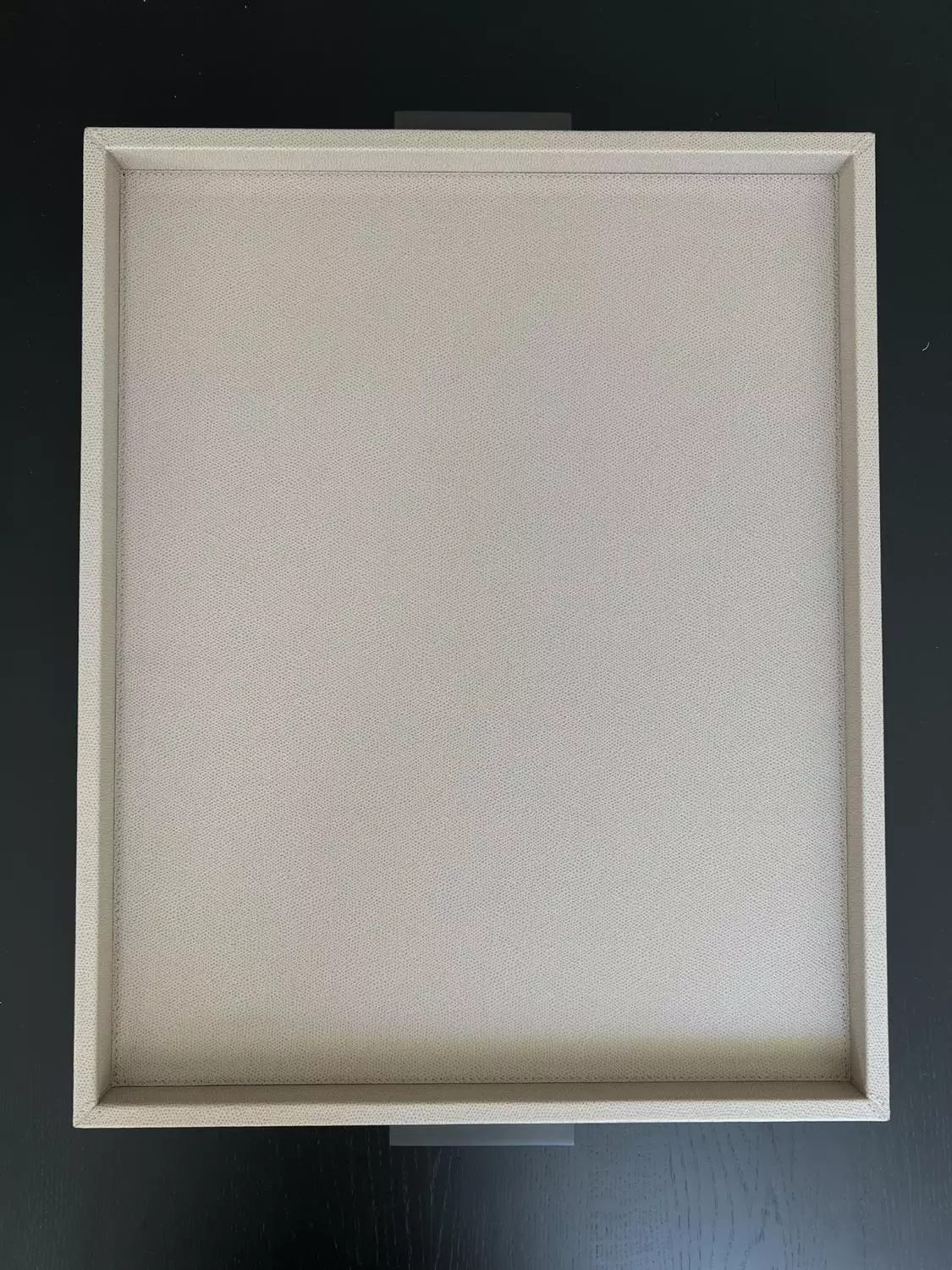 Giobagnara Deco Tray Stone Bronze Handles 57x44 cm